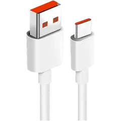 Xiaomi 6A Type A to Type C Cable (NEW)- White - Rokomari
